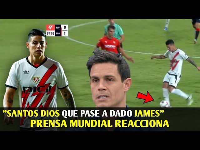 PRENSA MUNDIAL REACCIONA AL GRAN DEBUT de JAMES RODRIGUEZ con RAYO VALLECANO "MEGA OVACIÓN"