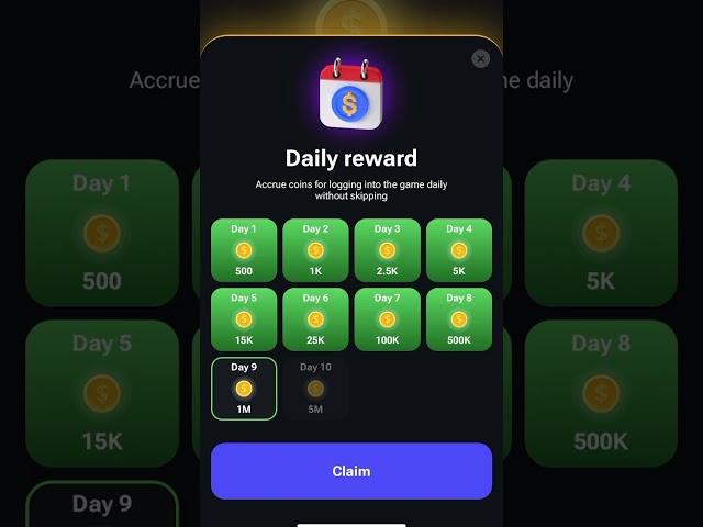 How to get daily Reward Hamster  Kombat  #1M-Reward #hamster-kombat