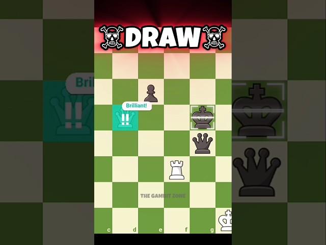 STALEMATE  #sacrifice #edit #chess #ajedrez #shorts #viral #checkmate