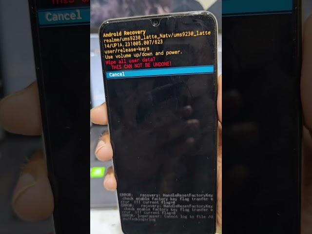 Realme C61 RMX3930 Hard Reset Not Working #youtubeshorts #realme