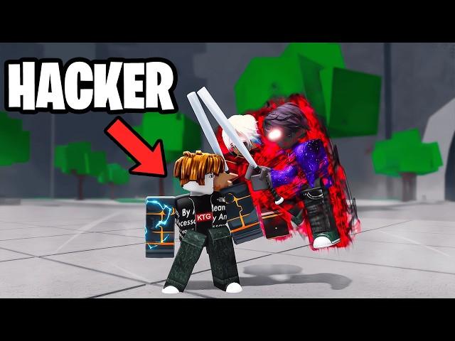 What Happens If 10 PLAYERS VS 1 HACKER in The Strongest Battlegrounds?