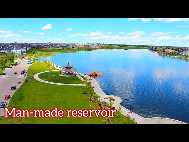 Chestermere Lake Alberta Canada||Travel vlog || Days in Canada||Man made reservoir in Chestermere