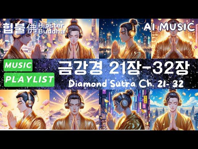 𝙋𝙡𝙖𝙮𝙡𝙞𝙨𝙩 | 한글금강경(金剛經) 21장-32장 플리 (Diamond Sutra Ch.21-32 Playlist) 지혜와 수명연장힙불佛 Hipster Buddha |