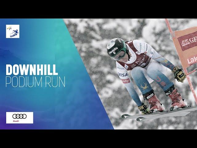 Breezy Johnson (USA) | 2nd place | Women's Downhill | Lake Louise | FIS Alpine