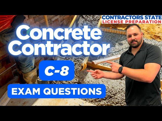 C8 Concrete California Contractor Exam: Unlock the Secrets!