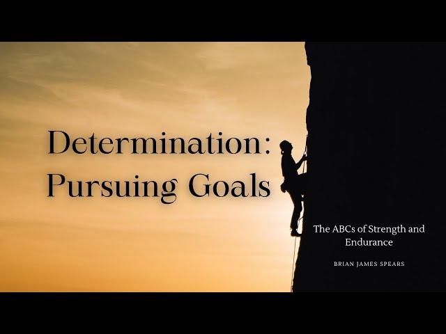 Setting and Pursuing Achievable Goals: The ABCs of Strength and Endurance, Brian J. Spears