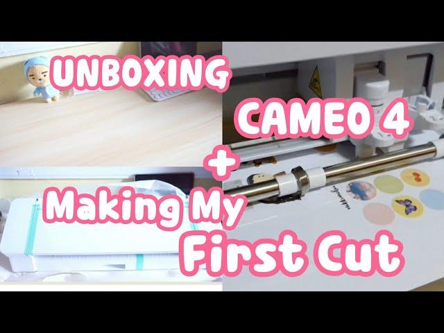 Silhouette Cameo 4 Unboxing and First Cut 