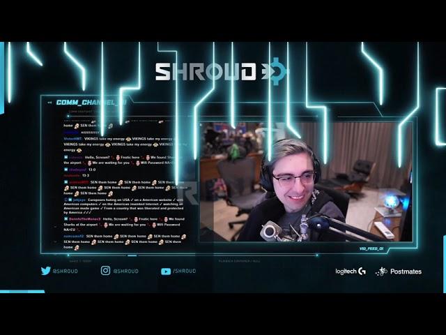 SHROUD reacts to Sentinels vs Vikings  VCT Masters