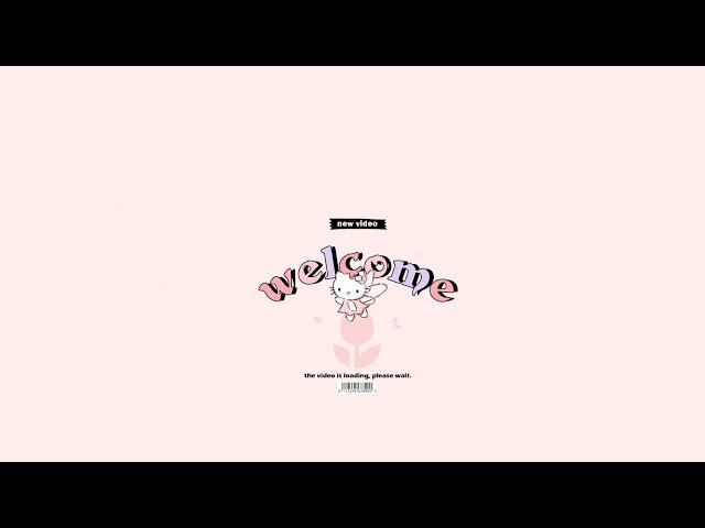 cute aesthetic Intro & Outro templates (with Hello Kitty) | FREE FOR USE