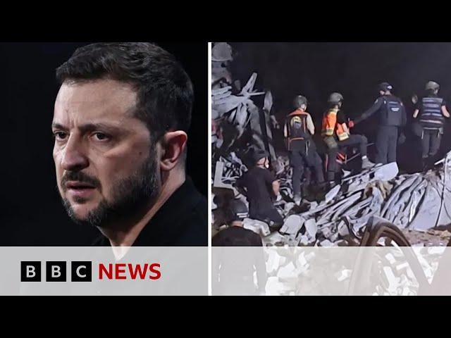 Ukraine to present 'victory plan' to US after Russia incursion, Zelensky says | BBC