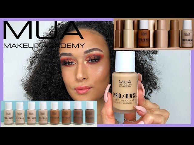 MUA COSMETICS PRO/BASE FOUNDATION REVIEW & DEMO