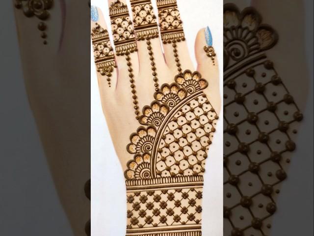 Easy Simple Stylish Mehndi Design/Back Hand Mehndi Design/Mahadi Dijain/Mehandi Digene