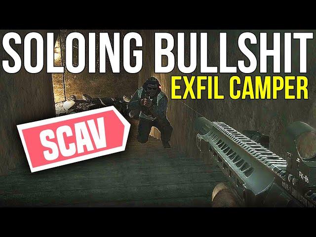 Solo Bullshit quest & EXFIL CAMPING SCAV! Escape from Tarkov 12.9