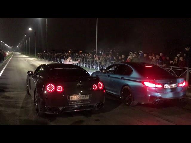 Nissan GT-R R35 VS BMW M5 f90 (stage 2)