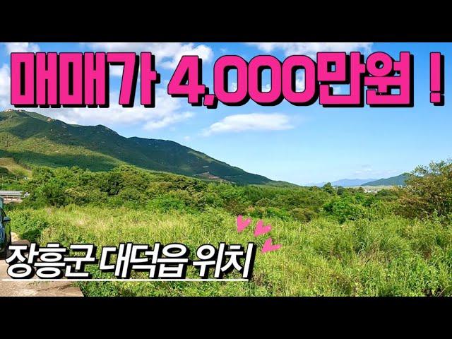 [전남토지매매] 매물번호#408 매매가 4,000만원 전원주택부지 및 주말농장부지 매매 ! 장흥군 대덕읍 연지리 촌땅 시골땅 시골집 촌집 매매