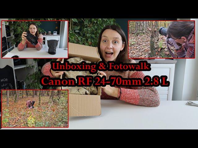 Canon RF 24-70mm 2.8 L | UNBOXING & FOTOWALK