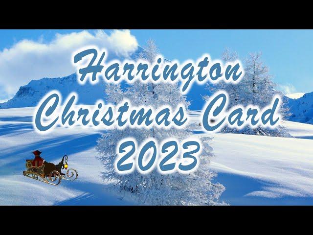 Harrington Christmas Card 2023