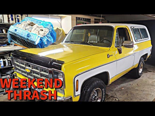 Can I ENGINE SWAP a K5 Blazer in a Weekend for CHEAP?