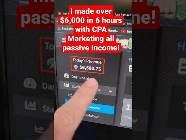 How I made over $6,000 in 6 hours with CPA Marketing all passive income! FREE CPA Marketing Course!