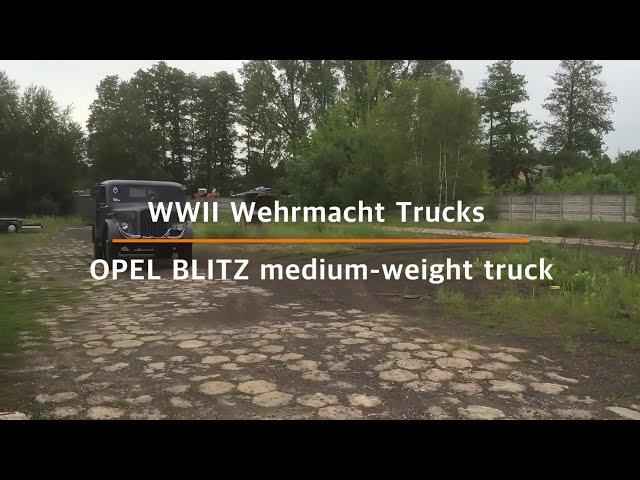 German army workhorse Opel Blitz, Ford V 3000 trucks, and Maultiers #ww2 #militaryvehicles #history