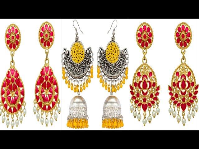 Daily Wear Designers Fancy Earrings | Wedding Stylist Earrings | Fashion Style Corner