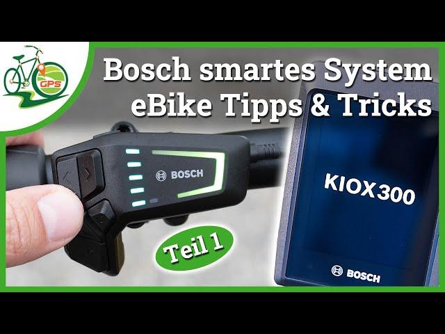 Bosch eBike  Smart System  Tipps & Tricks Tracking starten/stoppen, KIOX 300 & Co