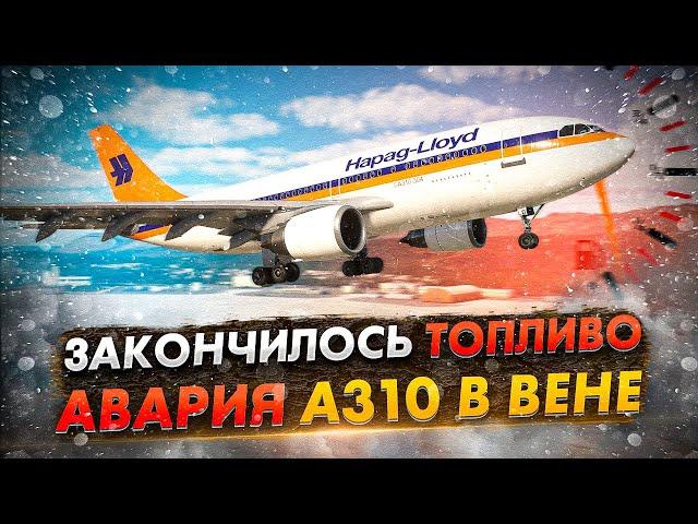 У самолета закончилось топливо. Авария Airbus A310 в Вене