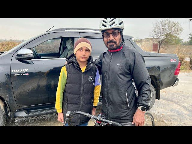 65 year old great personality Salahuddin khan khosa cycling workout daily short interview