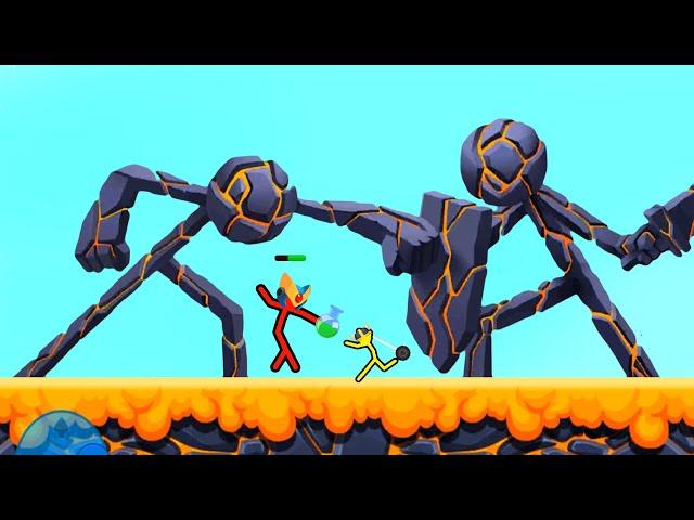 STICKMAN SUPREME DUELIST - Walkthrough Gameplay Part 5 - New Update (Android Game)