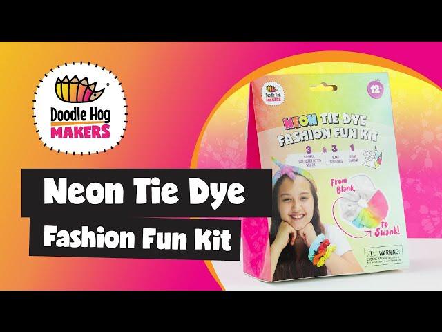 Neon Tie Dye Fashion Fun Kit