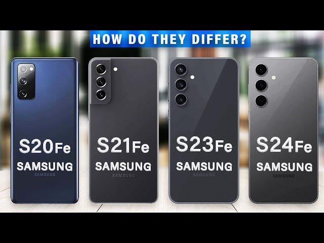 Samsung Galaxy S24 FE Vs S23 FE Vs S21 FE Vs S20 FE 5G - Which FE is BEST in 2024?