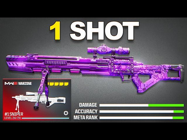 the #1 BEST ONE SHOT SNIPER in WARZONE 3 & MW3! (Fastest 1 Shot MORS Meta)