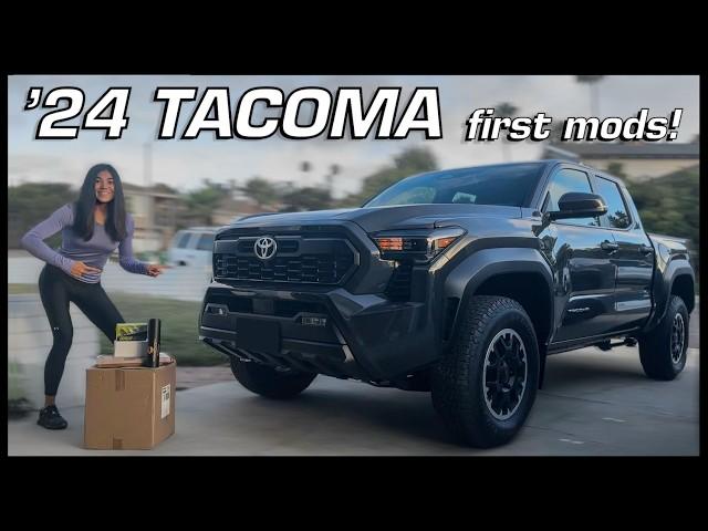 Easy First Modifications on my New 2024 Tacoma!