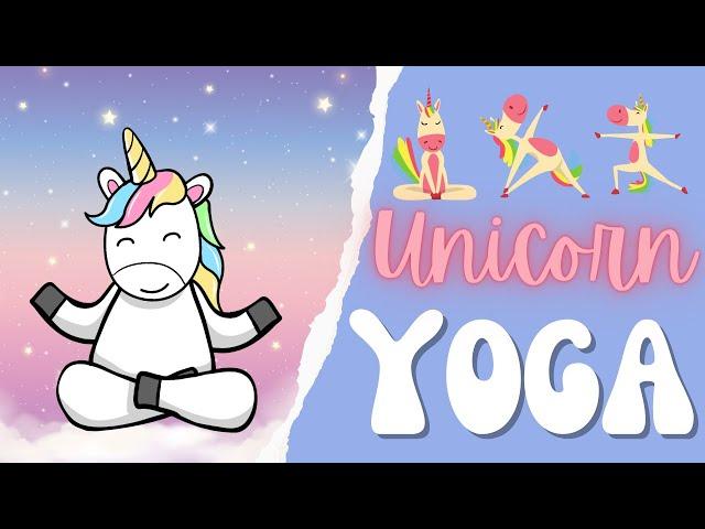 Unicorn Yoga | Calming yoga for Kids | PE Cool Down | Brain Break