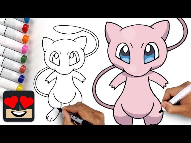 How To Draw Pokemon Mew for Beginners