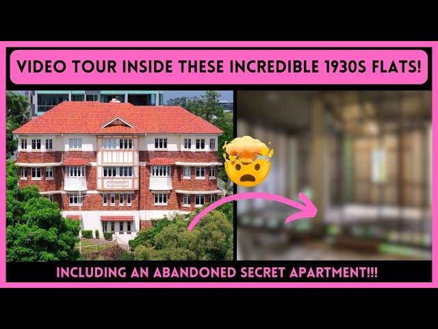 CLIFFSIDE UPDATE: SECRET abandoned flat + see inside the STUNNING 1930s apartments! Tour it with me!