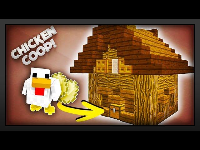 Minecraft - How to make a Working Chicken Coop