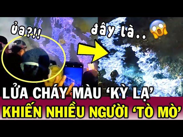 Lần đầu nhìn thấy lửa MA TRƠI cháy dọc SƯỜN NÚI khiến hàng trăm người HOANG MANG | Tin Việt Độc Lạ