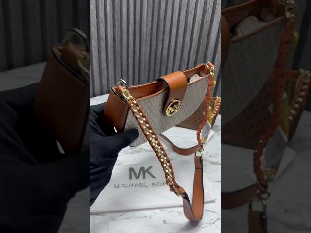 *MICHAEL KORS CARMEN XS LEATHER Premium Quality with inner branding WITHOUT BOX*·ORIGINAL DUST BAG*