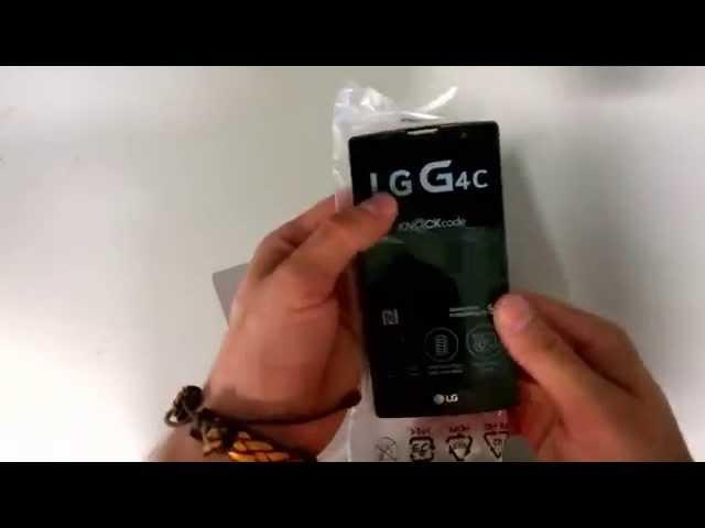 Unboxing LG G4c preview first look