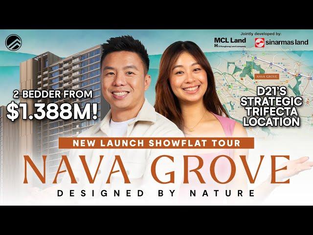 2-bedders starting from $1.388M? Explore D21’s latest Nava Grove | PLB New Launch Showflat Tour