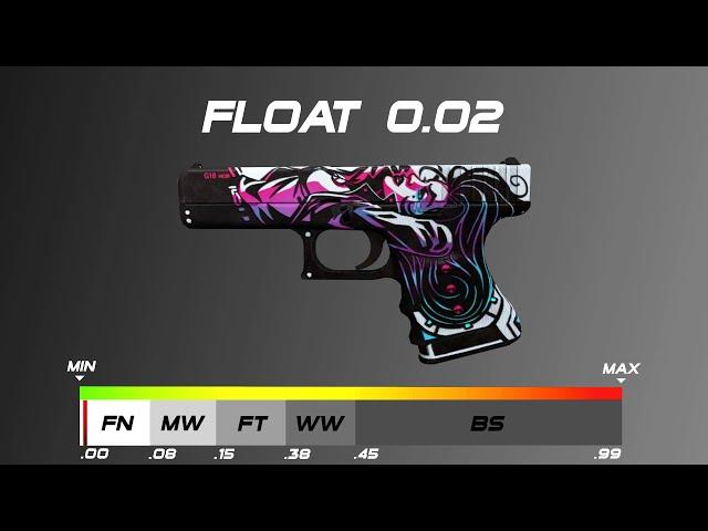 CSGO Glock-18 | Neo-Noir - Skin wear/float