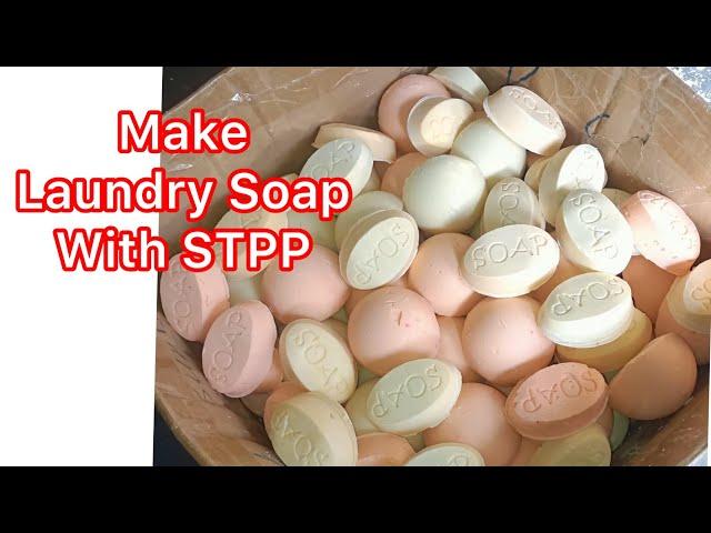 How to make a Laundry Bar Soap with STPP (Sodium Triphosphate)