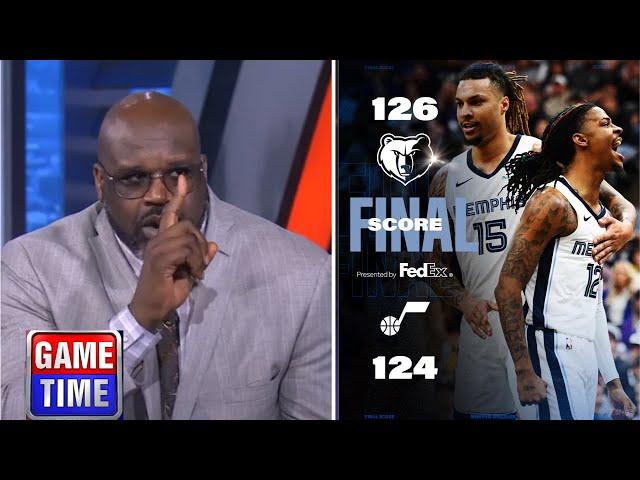 "Monster is back" - NBA Gametime reacts to Ja Morant 22-Pts lead Grizzlies beat Jazz 126-124