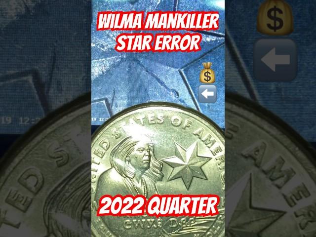 Wilma Mankiller quarter error. #coin #coins #shorts #viral #trending #coinrollhunting #silver #gold