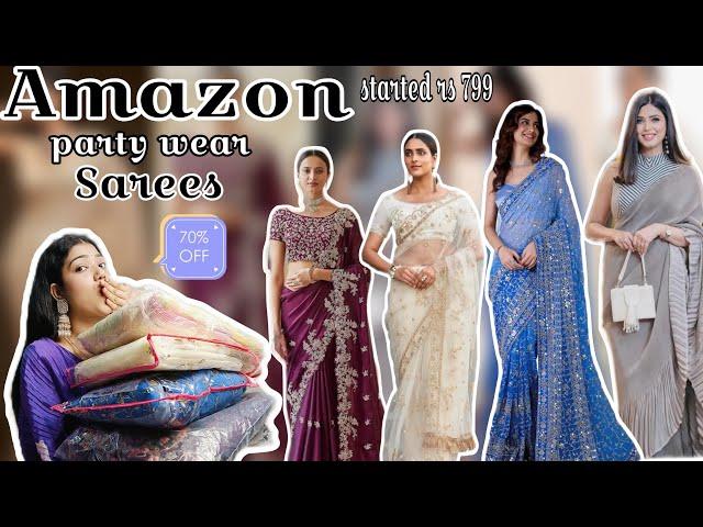 amazon saree haul fastival saree collection 2024 lamazon latest saree#amazon#amazonsale#youtubevideo