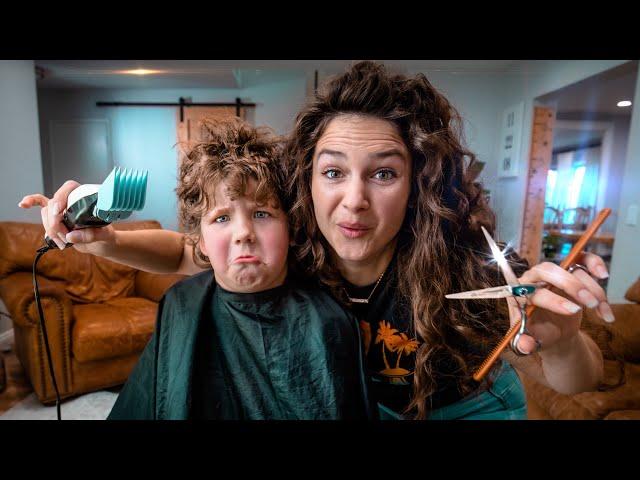 HOW TO CUT BOYS HAIR AT HOME | BOYS HAIRCUT TUTORIAL 2021| FAUX HAWK ‍️