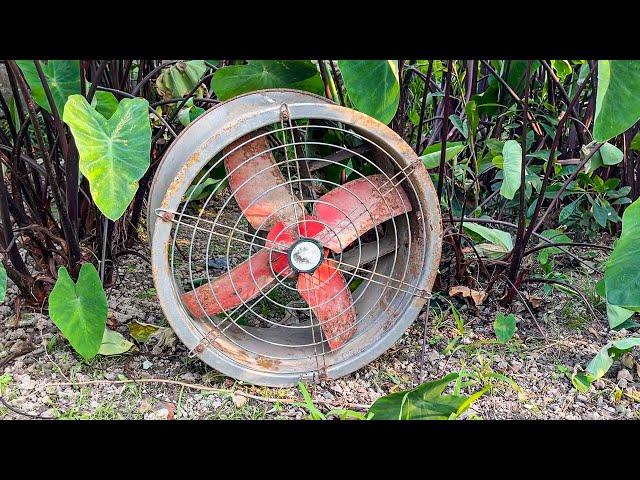 How To Restore Old Fan Is Extremely Simple // Restore The Giant Super Big Tube Air Exhaust Fan