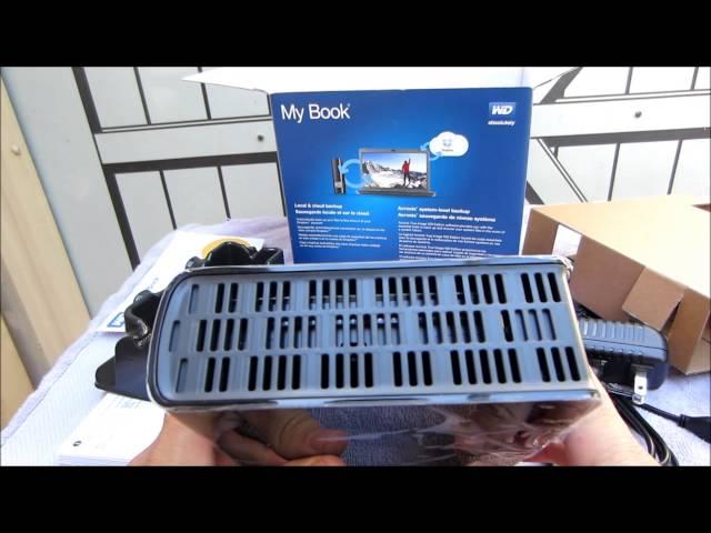 WD My Book 4TB  External USB 3.0 Unboxing