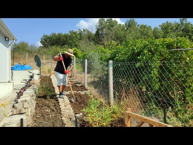 THE GARDEN IS BEING PREPARED FOR WINTER